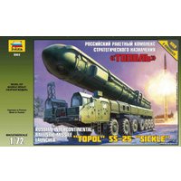 Сборная модель Звезда Российский ракетный комплекс "Тополь"