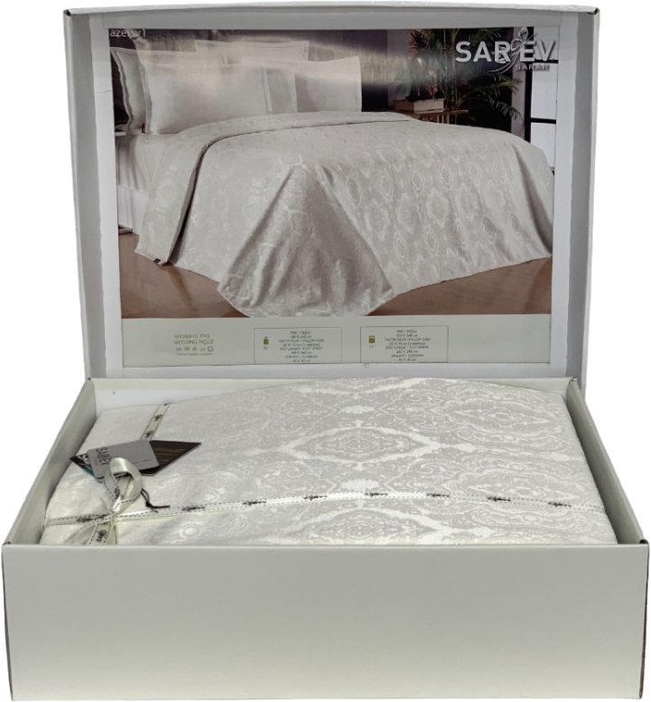 

Набор текстиля для спальни Sarev Hazel Wedding 1.5 Y 925 v1ekru