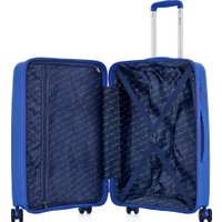 Чемодан-спиннер 4 ROADS 8001-M 65 см (королевский синий)