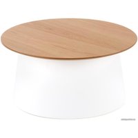 Журнальный столик Halmar Azurra 69x33 (натуральный/белый)