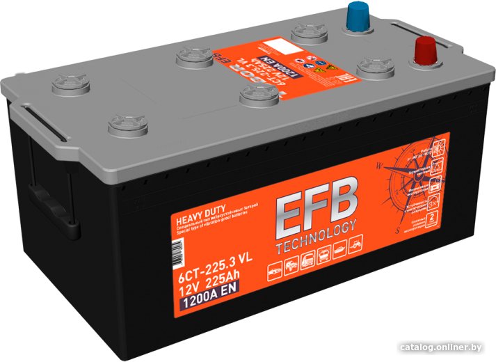 Автомобильный аккумулятор Tubor EFB L+ (225 А·ч)