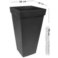 Вазон Multy Home Sonata EU5100006 (черный сланец)