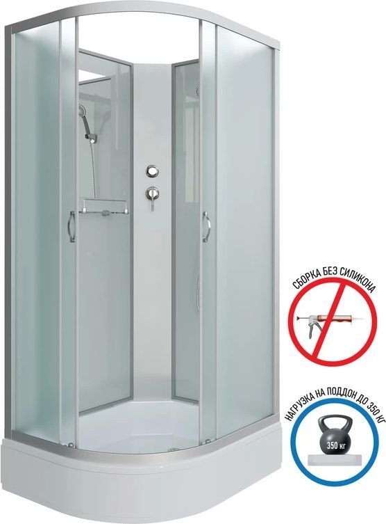 

Душевая кабина Niagara NG-33194-14RBK 110x90 (матовое стекло)