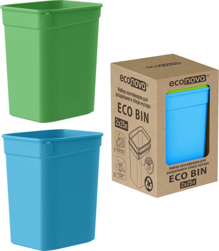 

Комплект мусорных ведер Econova Eco Bin 434261518