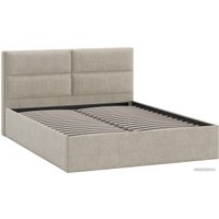 Кровать Трия Глосс универсальный тип 1 160x200 (микровелюр Jercy Cream)