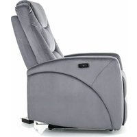 Кресло-кровать Signal Kronos Velvet Bluvel 14 (серый)