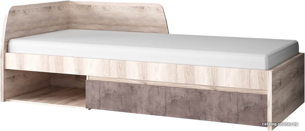 Кровать Anrex Jazz 90x200 (каштан найроби/оникс)