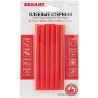 Клеевые стержни Rexant 09-1019 (6 шт, красный)