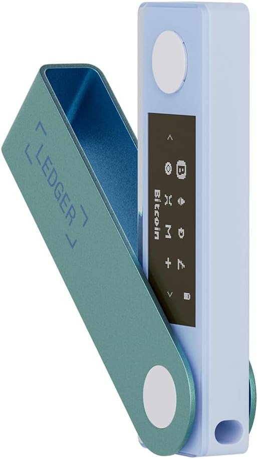 

Аппаратный криптокошелек Ledger Nano X (пастельный зеленый)
