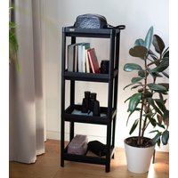 Стеллаж Sheffilton SHT-SS25-4 (черный)