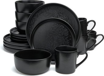 Набор тарелок Bronco Choice Black 191-364