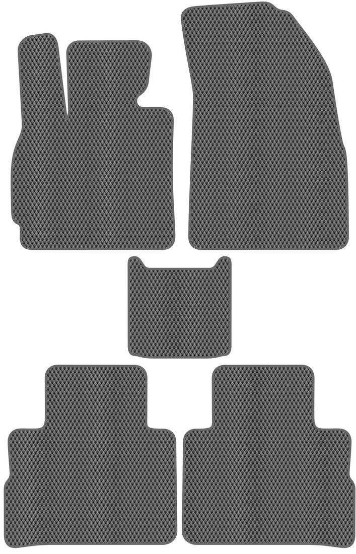 

Комплект ковриков для авто Alicosta EXEED RX I (suv / SUV) 2022 - Н.В. (серый, ромб)