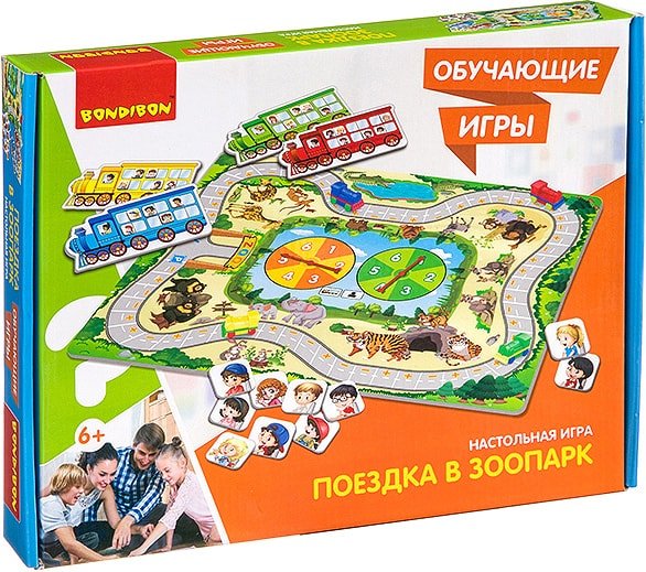 

Развивающая игра Bondibon Поездка в зоопарк ВВ3437