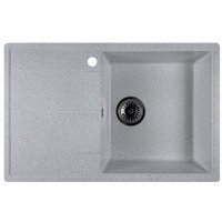 Кухонная мойка Marblan Magnum R (серый, с сифоном)