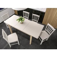 Кухонный стол Signal Adam 90-125/65 (кашемир/дуб кремона)