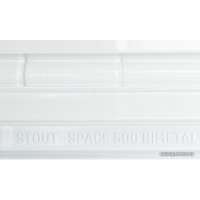 Биметаллический радиатор Stout Space 500 Bimetal (4 секции)