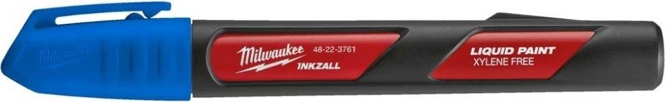 Маркер строительный Milwaukee Inkzall 4932492144 (1шт, синий)