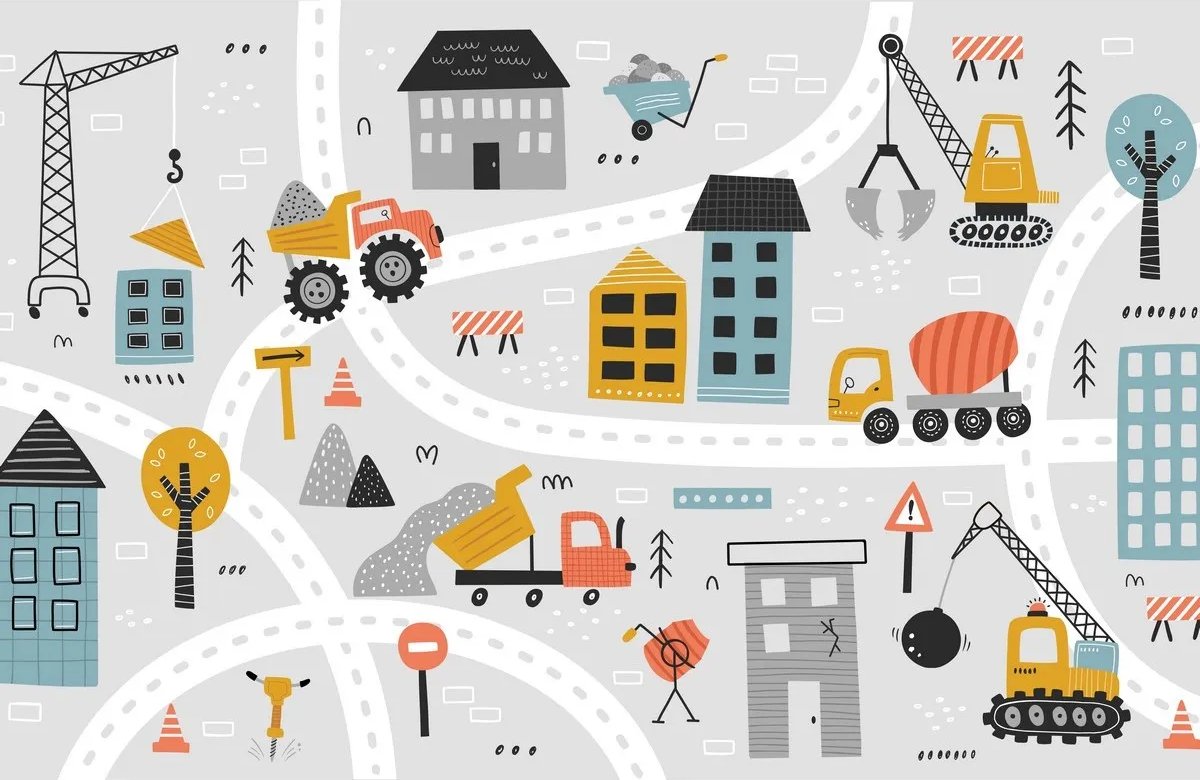 

Флизелиновые обои Citydecor Детская 482 (400x260см)