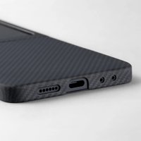 Чехол для телефона Pitaka Ultra-Slim для Galaxy Z Flip7 (600D Black/Grey Twill)