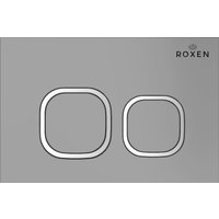 Унитаз подвесной Roxen Boro One Rimless 6 в 1 StounFix Dual Fresh 568544 (кнопка: матовая)