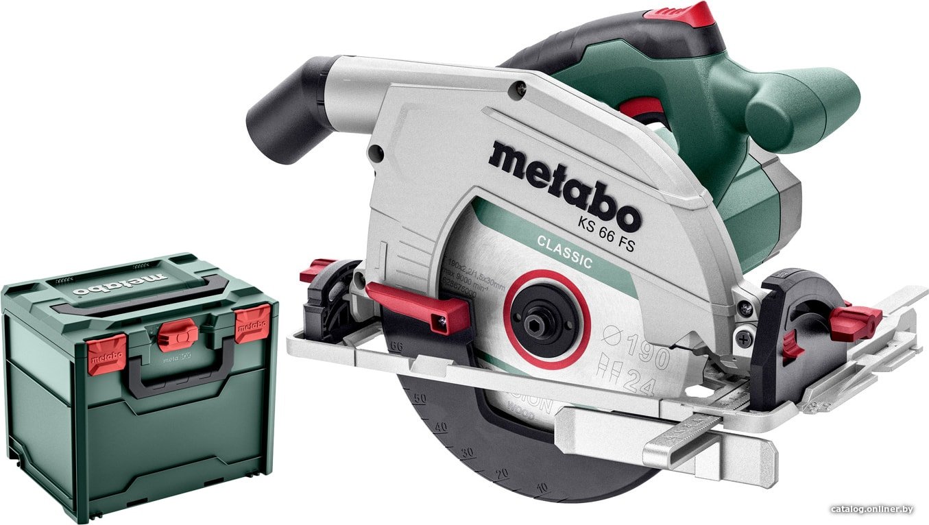 Дисковая (циркулярная) пила Metabo KS 66 FS 601066500 (с кейсом)