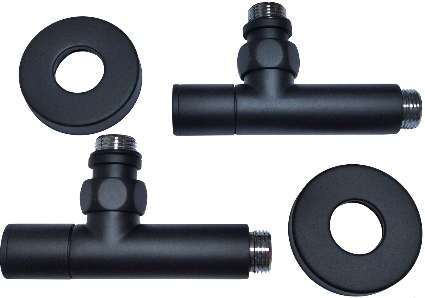 

Вентиль Ростела Угловой колпачковый 1/2" х 1/2" ш/ш 5101SCH0404Ral9005