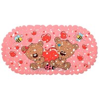 Коврик для купания Вилина Веселое купание. Мишки сердечки 7071