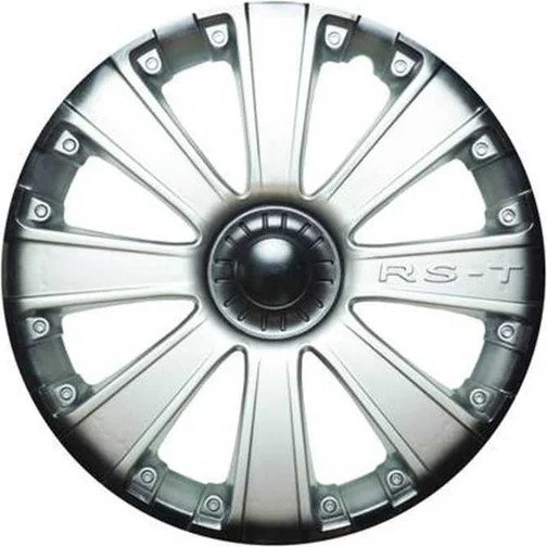 

Набор колпаков на диски Lion RS-T 15" карбон пруж. AK1521 (2шт, серебристо-черный)