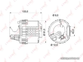 Топливный фильтр LynxAuto LF364M