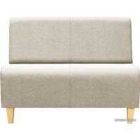 Диван Brioli РудиД двухместный (рогожка, J1 кремовый)