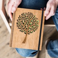 Ежедневник Творческая мастерская "Пуговка" Анастасии Минич А5 Дерево