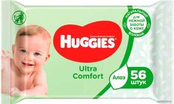 Влажные салфетки Huggies Ultra Comfort (56 шт)