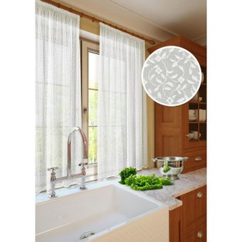 Комплект штор Эскар Эскар Assa-S 1,34x1,65 м 123232115 (шампань, 1 шт)