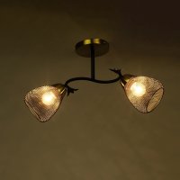 Подвесная люстра BayerLux Дассе 10385903 (черный/бронза)