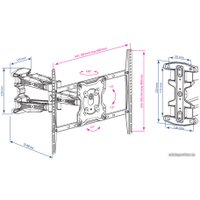 Кронштейн для телевизора Kromax ATLANTIS-46 (серый)