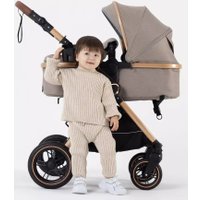 Универсальная коляска Rant Basic Roller Gold RA161 (2 в 1, beige)