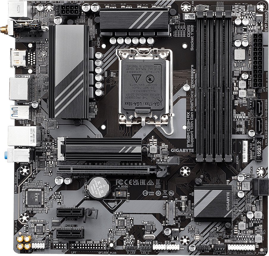 

Материнская плата Gigabyte B760M DS3H AX (rev. 1.x)
