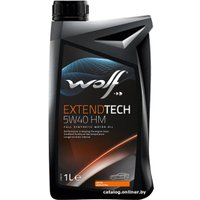 Моторное масло Wolf ExtendTech 5W-40 HM 1л