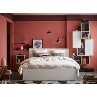 Кровать Ikea Мальм 160x200 (белый, без основания) 703.691.55