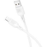 Кабель Borofone BX113 USB Type-A - Lightning (1 м, белый)