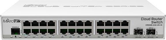 

Управляемый коммутатор 3-го уровня Mikrotik CRS326-24G-2S+IN