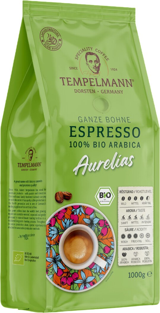 Кофе Tempelmann Aurelias Espresso зерновой 1 кг