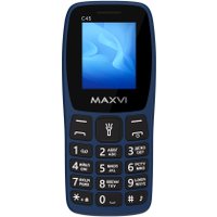 Кнопочный телефон Maxvi C45 (синий) в Гродно