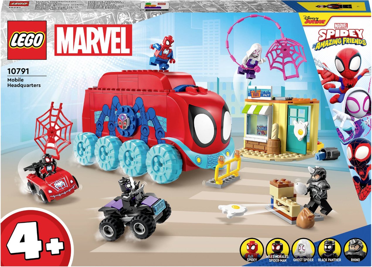 

Конструктор LEGO Marvel 10791 Мобильный штаб команды Паучка