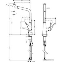 Смеситель Hansgrohe Metris Select 14884800