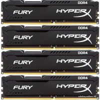 Оперативная память HyperX Fury 4x8GB DDR4 PC4-19200 HX424C15FB2K4/32