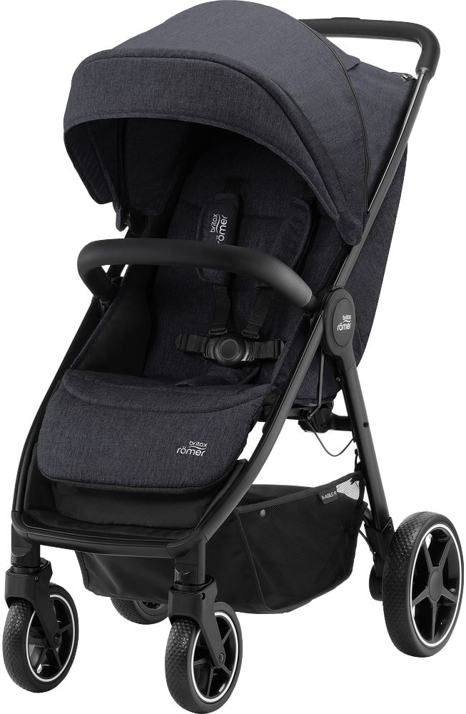 

Коляска прогулочная «книга» Britax Romer B-Agile R (black shadow/black)