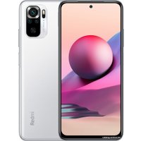 Телефон Xiaomi Redmi Note 10S 6GB/64GB без NFC (белая галька)