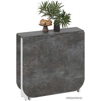 Кухонный стол Трия Т1 (белый/ателье темное)