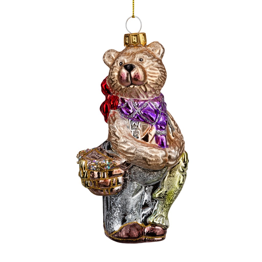 Елочная игрушка Erich Krause Decor. Мишка рыболов 64413
